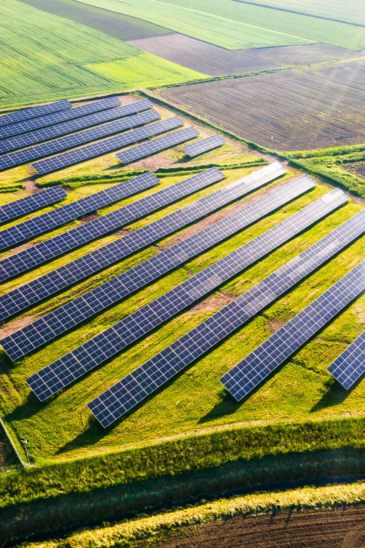 Usina fotovoltaica GR Solar — vista aérea